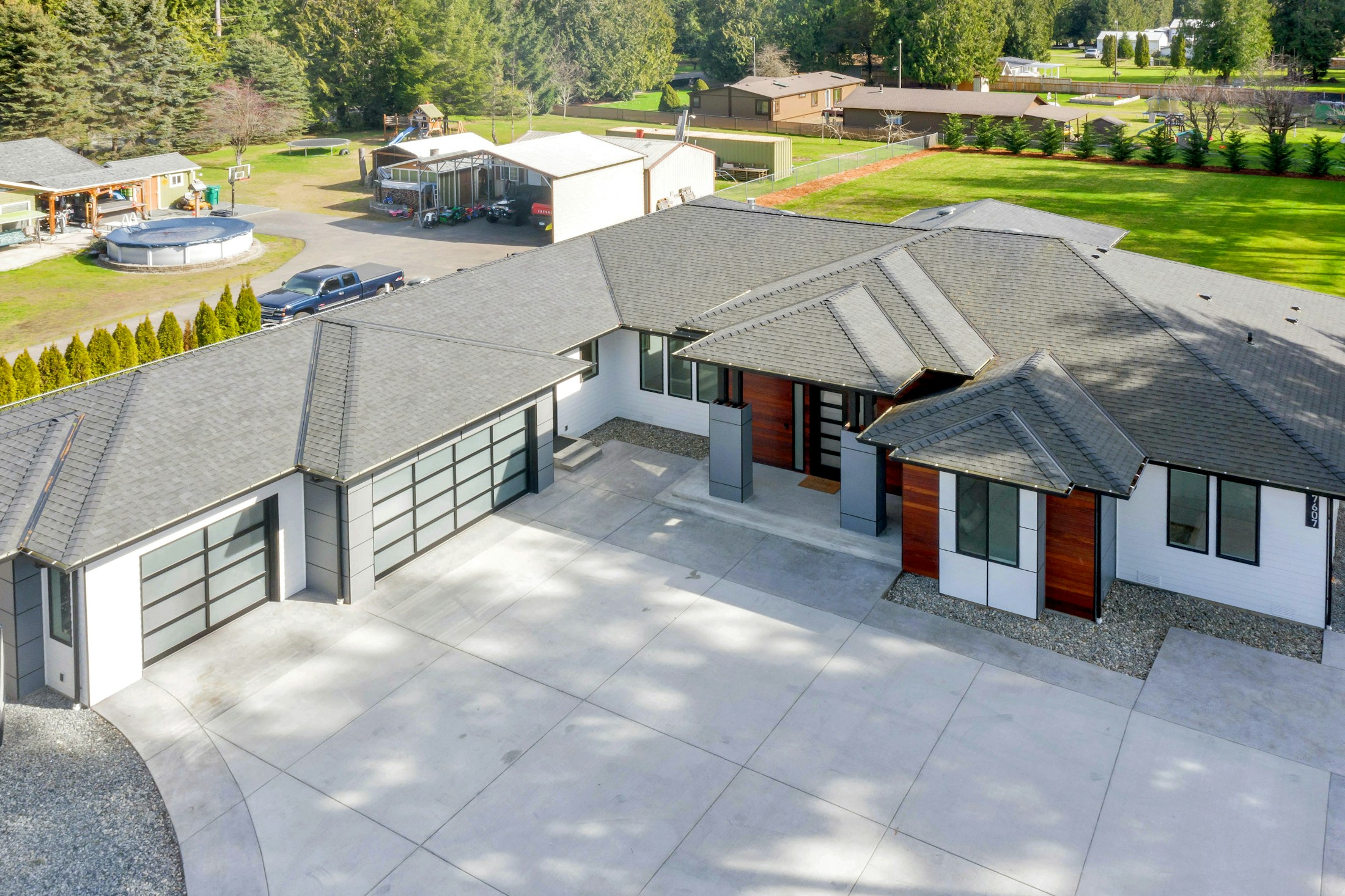 Contemporary home exterior shown as architectural inspiration
